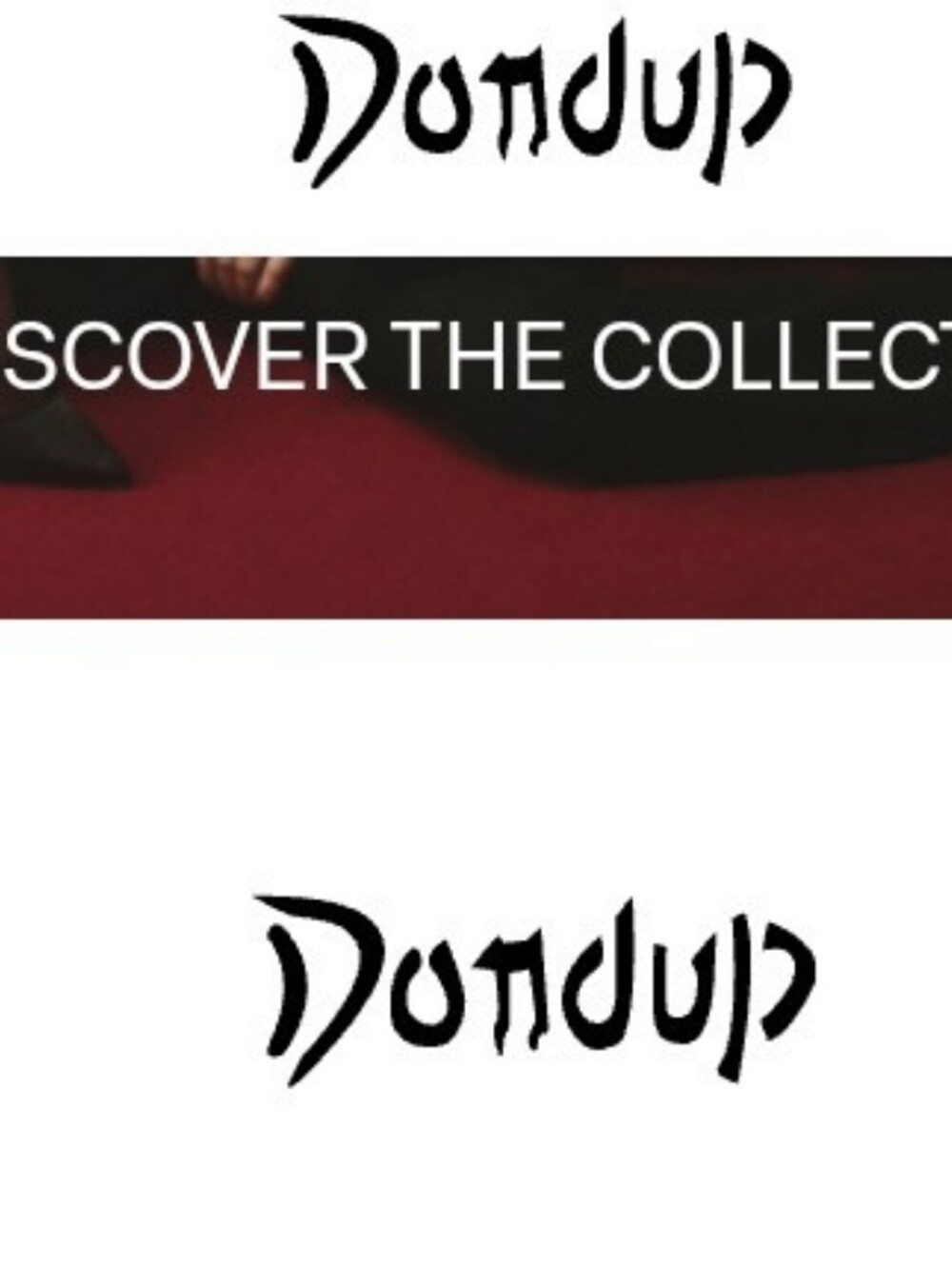 Dondup Raw Hem, Distressed Waisted Jeans